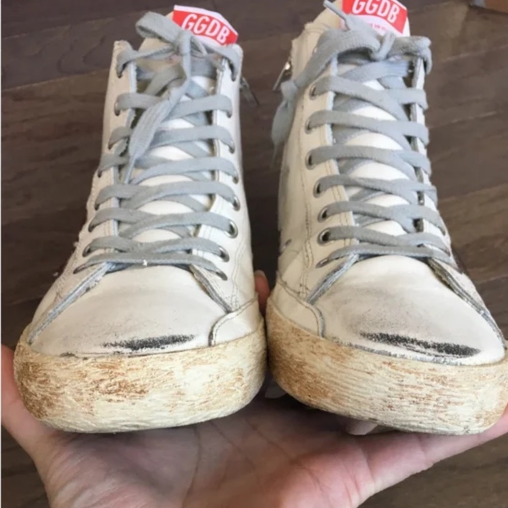 Golden Goose Super Stars High Top Sneakers(3) - Picture 7 of 11